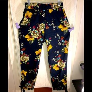Shein floral summer pant nwot
